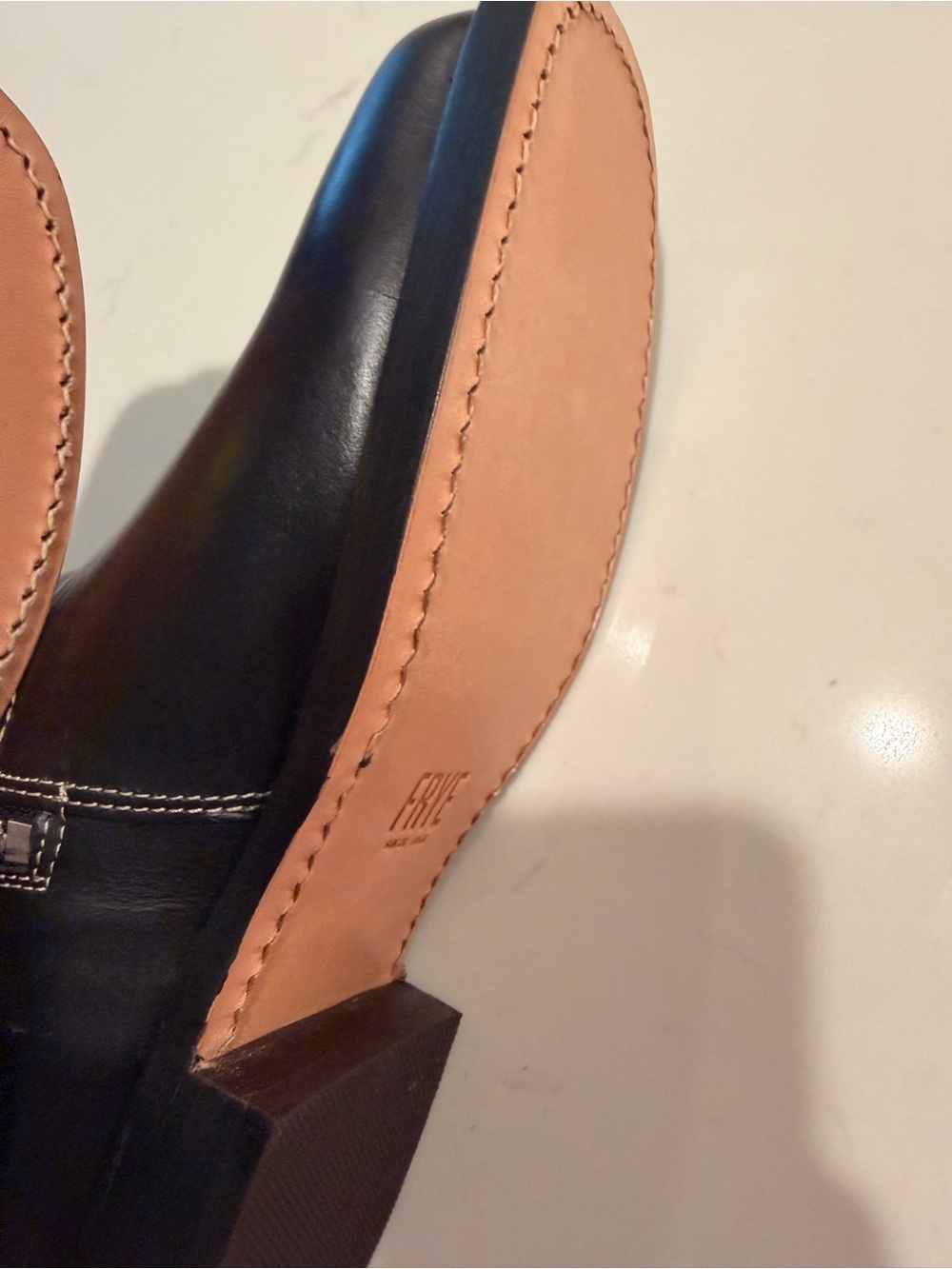 FRYE CAMPUS LOW HEEL TALL RIDING SZ 9.5 - Picture 4 of 6